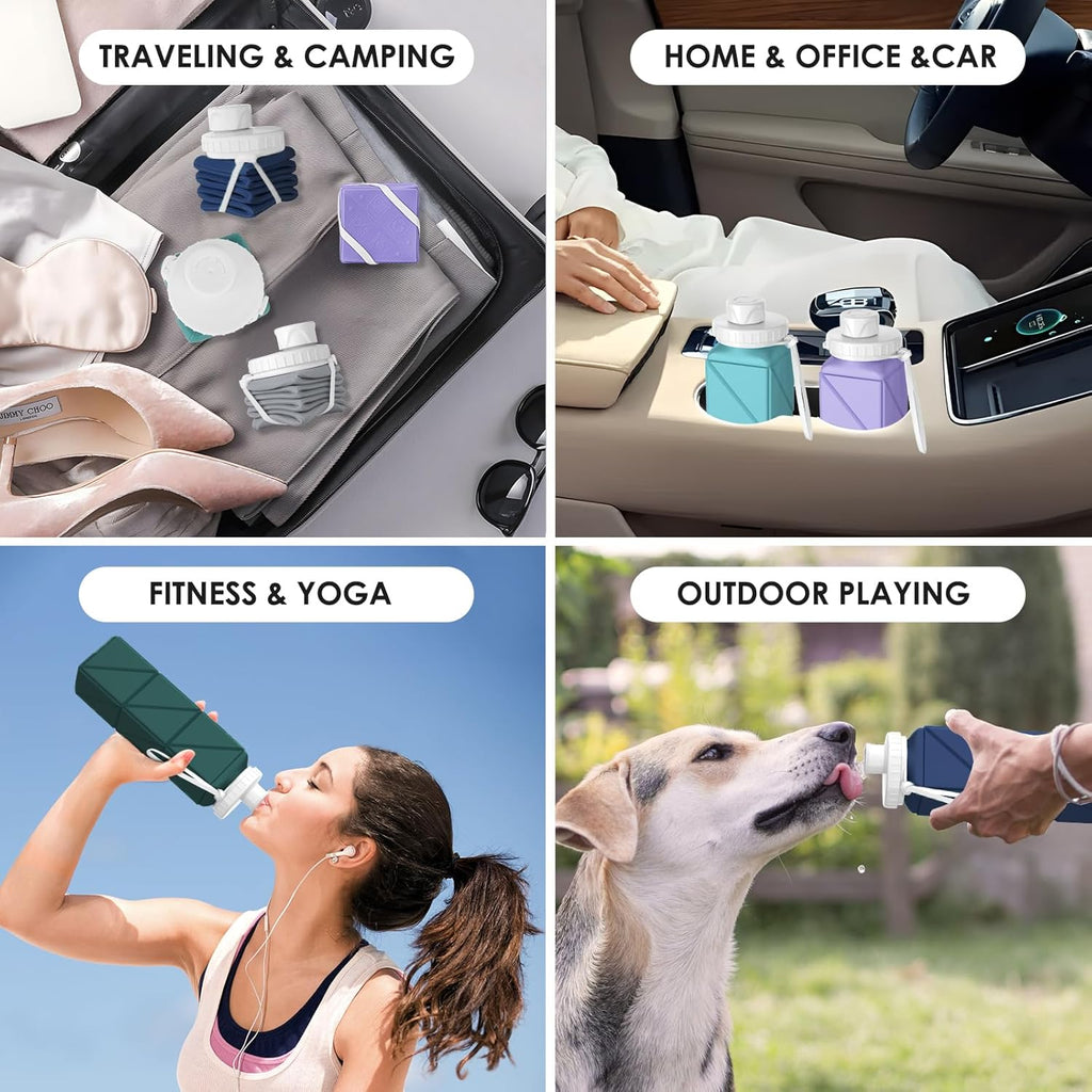 Foldable Silicone Water Bottle